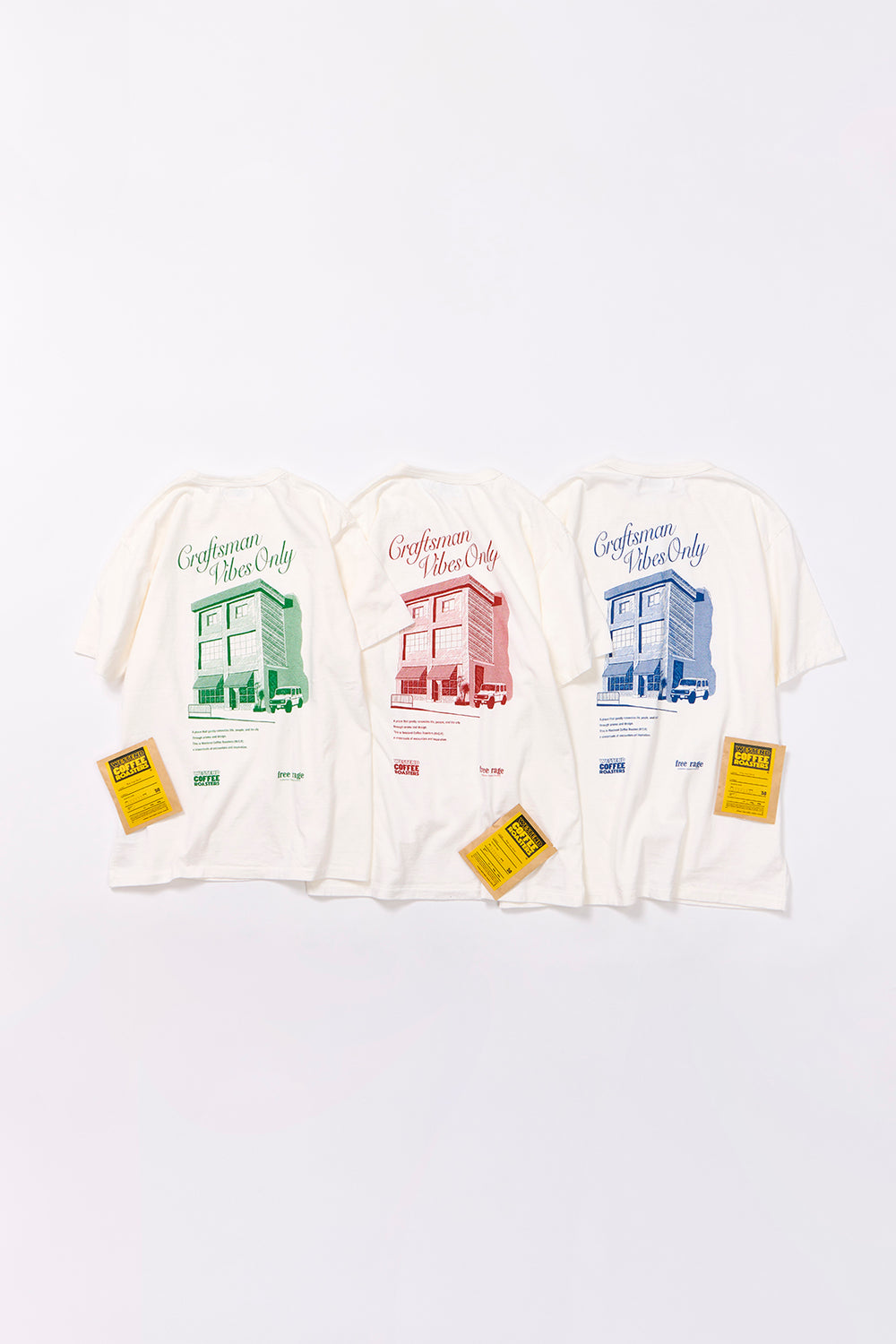 "WESTEND COFFEE ROASTERS" リサイクルコットンTee (Building ver,)