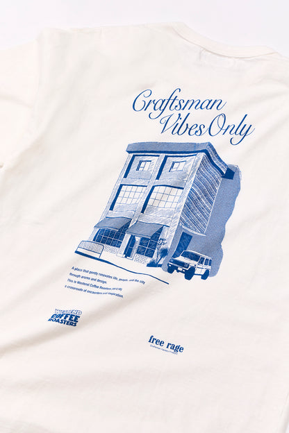 "WESTEND COFFEE ROASTERS" リサイクルコットンTee (Building ver,)