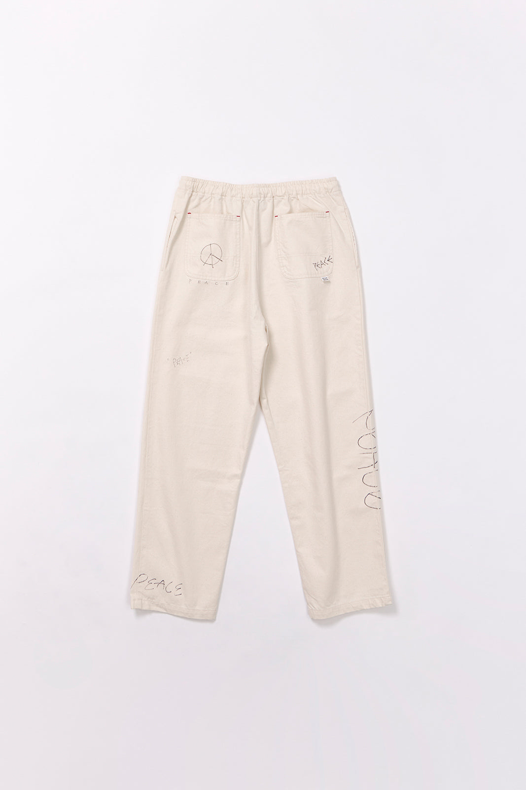 【先行予約商品】"10oz DENIM" ラフ＆タフイージーパンツ -Hand Paint-／ALL WE NEED IS PEACE