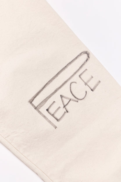 【先行予約商品】"10oz DENIM" ラフ＆タフイージーパンツ -Hand Paint-／ALL WE NEED IS PEACE