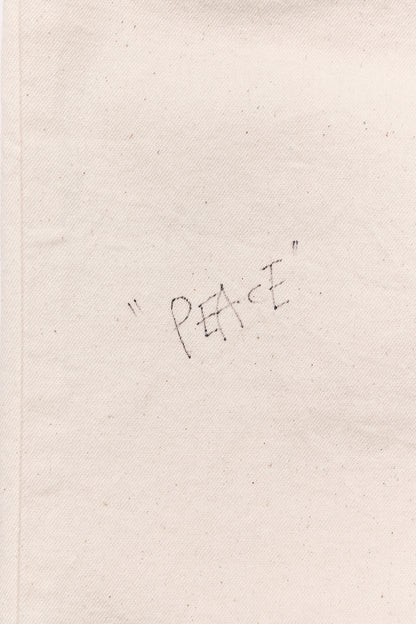 【先行予約商品】"10oz DENIM" ラフ＆タフイージーパンツ -Hand Paint-／ALL WE NEED IS PEACE