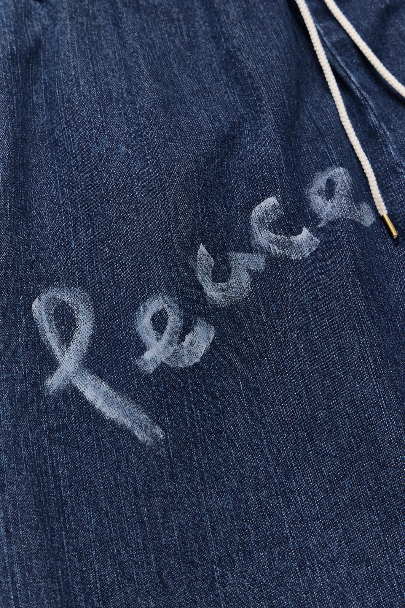 【先行予約商品】"10oz DENIM" ラフ＆タフイージーパンツ -Hand Paint-／ALL WE NEED IS PEACE