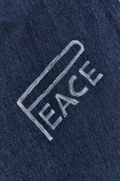 【先行予約商品】"10oz DENIM" ラフ＆タフイージーパンツ -Hand Paint-／ALL WE NEED IS PEACE