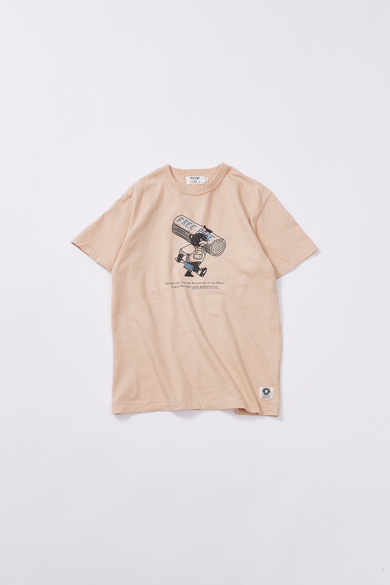 &quot;BUILDING IT YOURSELF&quot; リサイクルコットンTee
