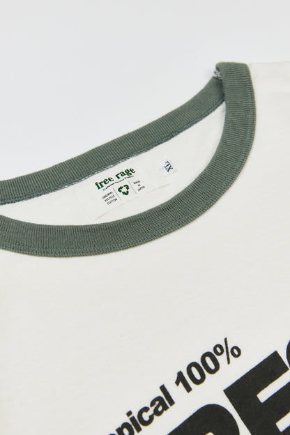 &quot;DRINK&quot; リサイクルコットンリンガーTee