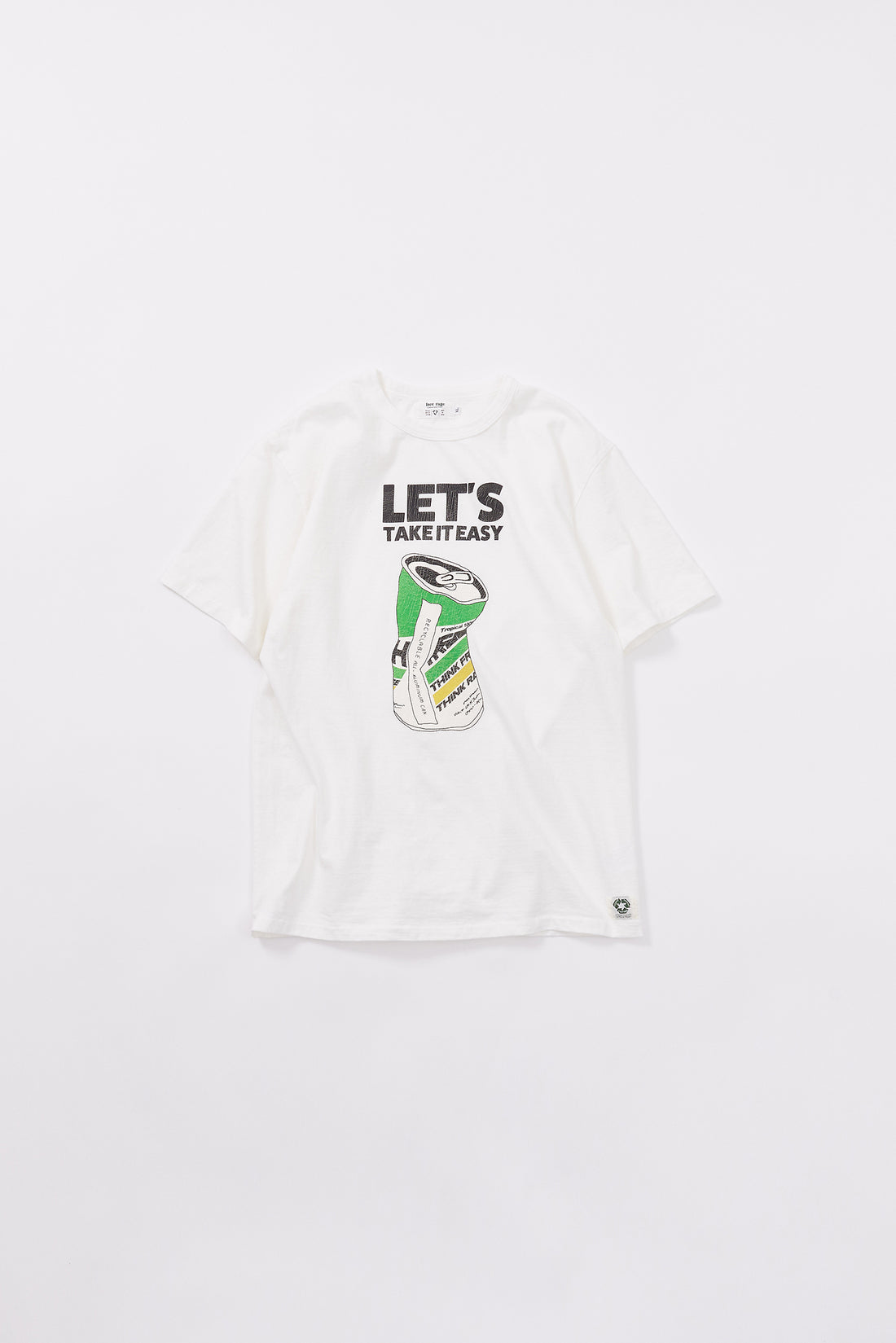 &quot;TAKE IT EASY&quot; リサイクルコットンTee