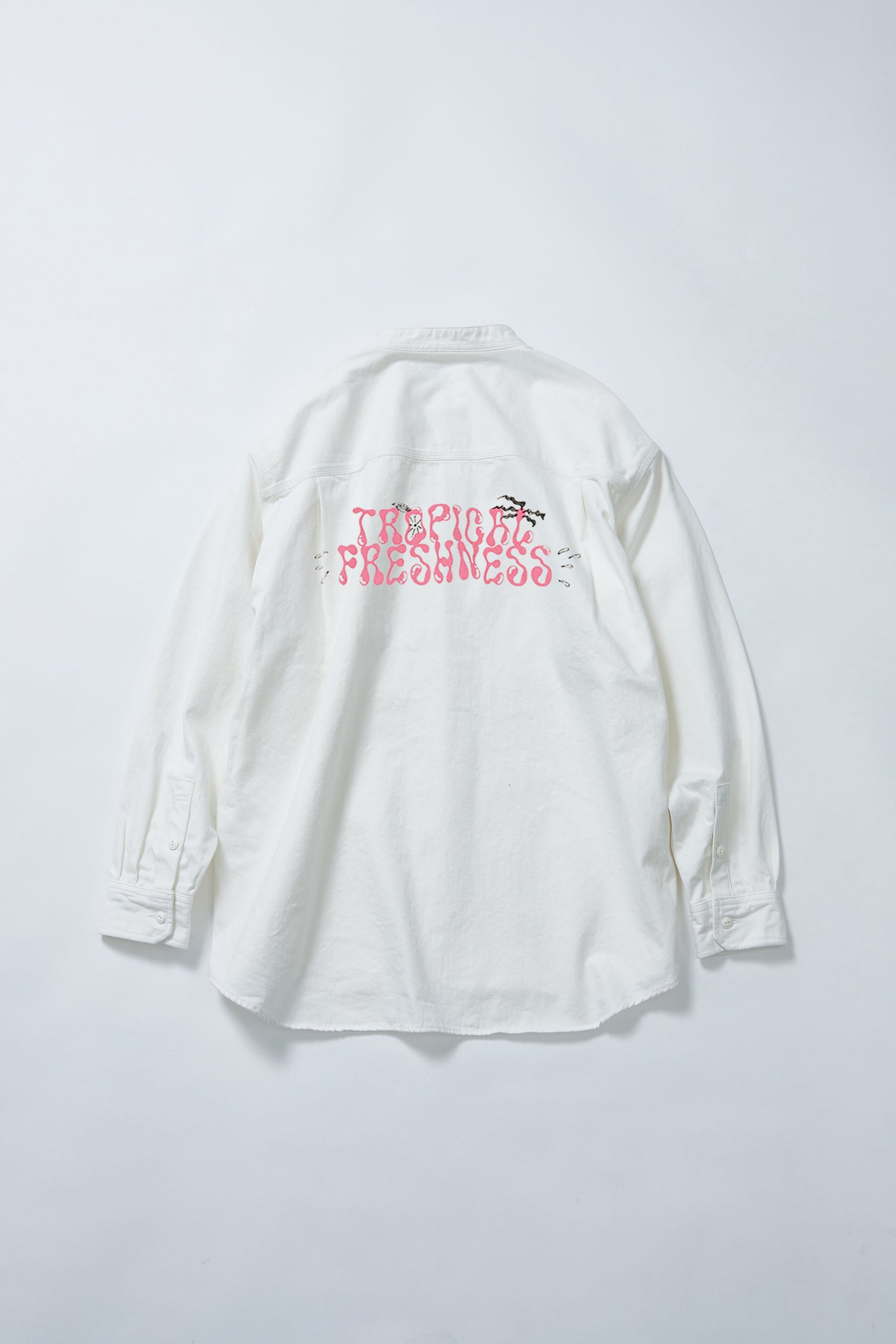 【予約商品】&quot;TROPICAL FRESHNESS&quot; ハンドペイントデニムシャツ