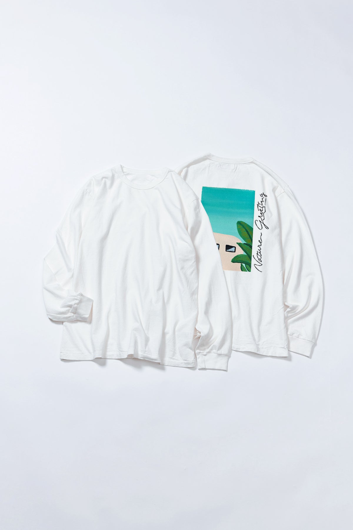 予約商品・"Nature Greeting" 長袖Tシャツ