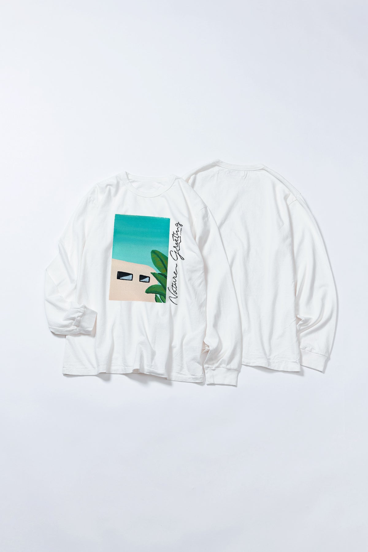 予約商品・"Nature Greeting" 長袖Tシャツ