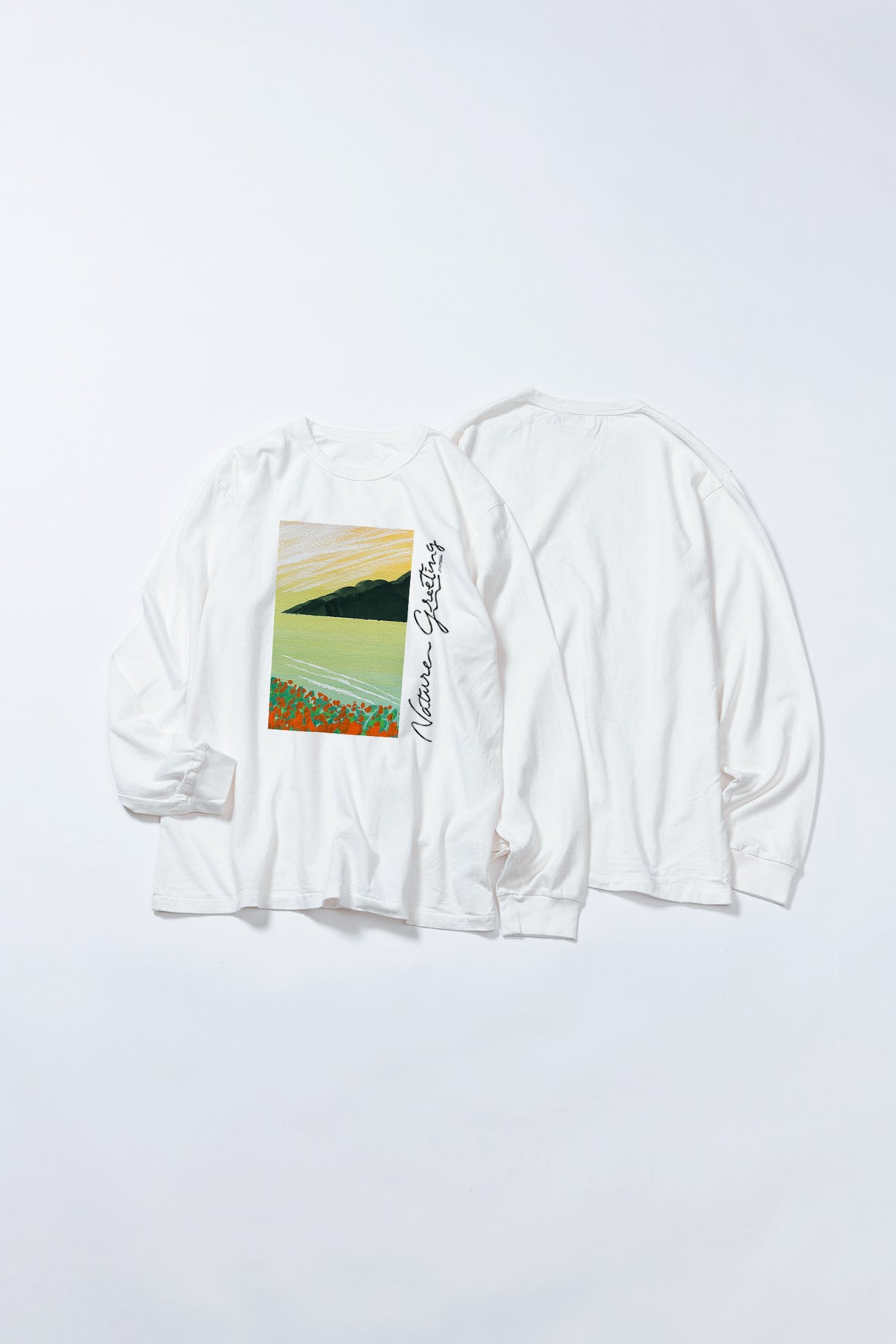 予約商品・"Nature Greeting" 長袖Tシャツ