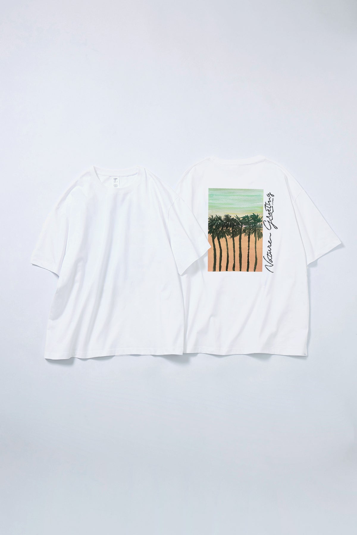 予約商品・"Nature Greeting" 半袖Tシャツ