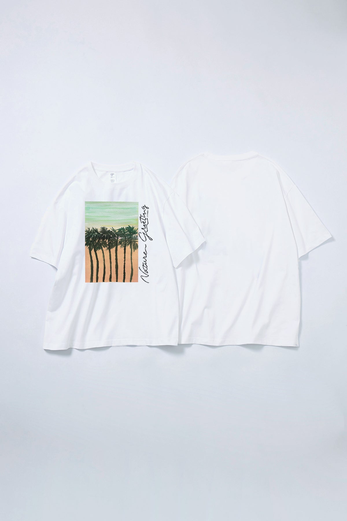 予約商品・"Nature Greeting" 半袖Tシャツ