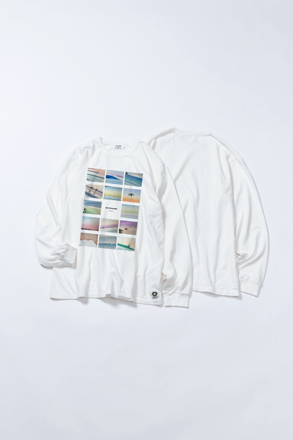 "SEA YOU AGAIN" リサイクルコットンTee (長袖)