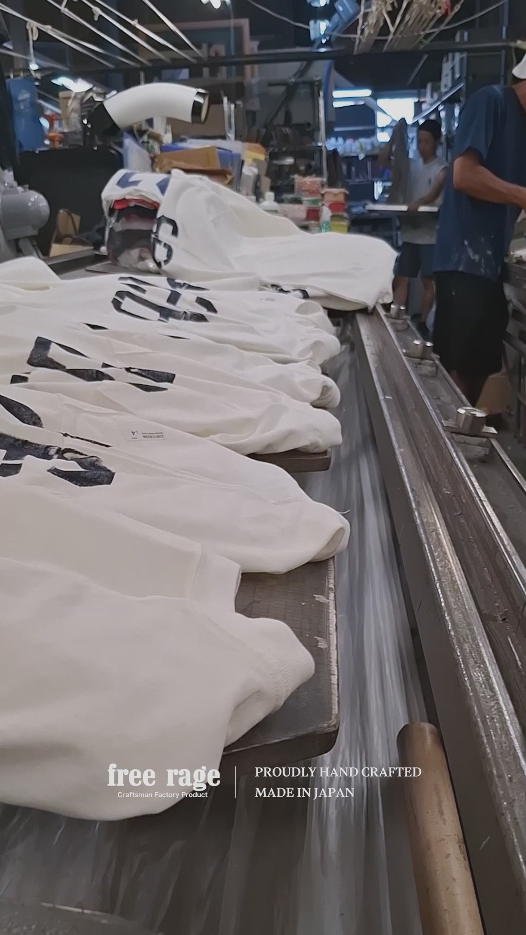 【受注予約】ハンドクラフト ラフ&amp;タフ フットボール長袖Tシャツ／Number Roller Paint