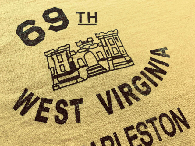 &quot;WEST VIRGINIA&quot; リサイクルコットンTee