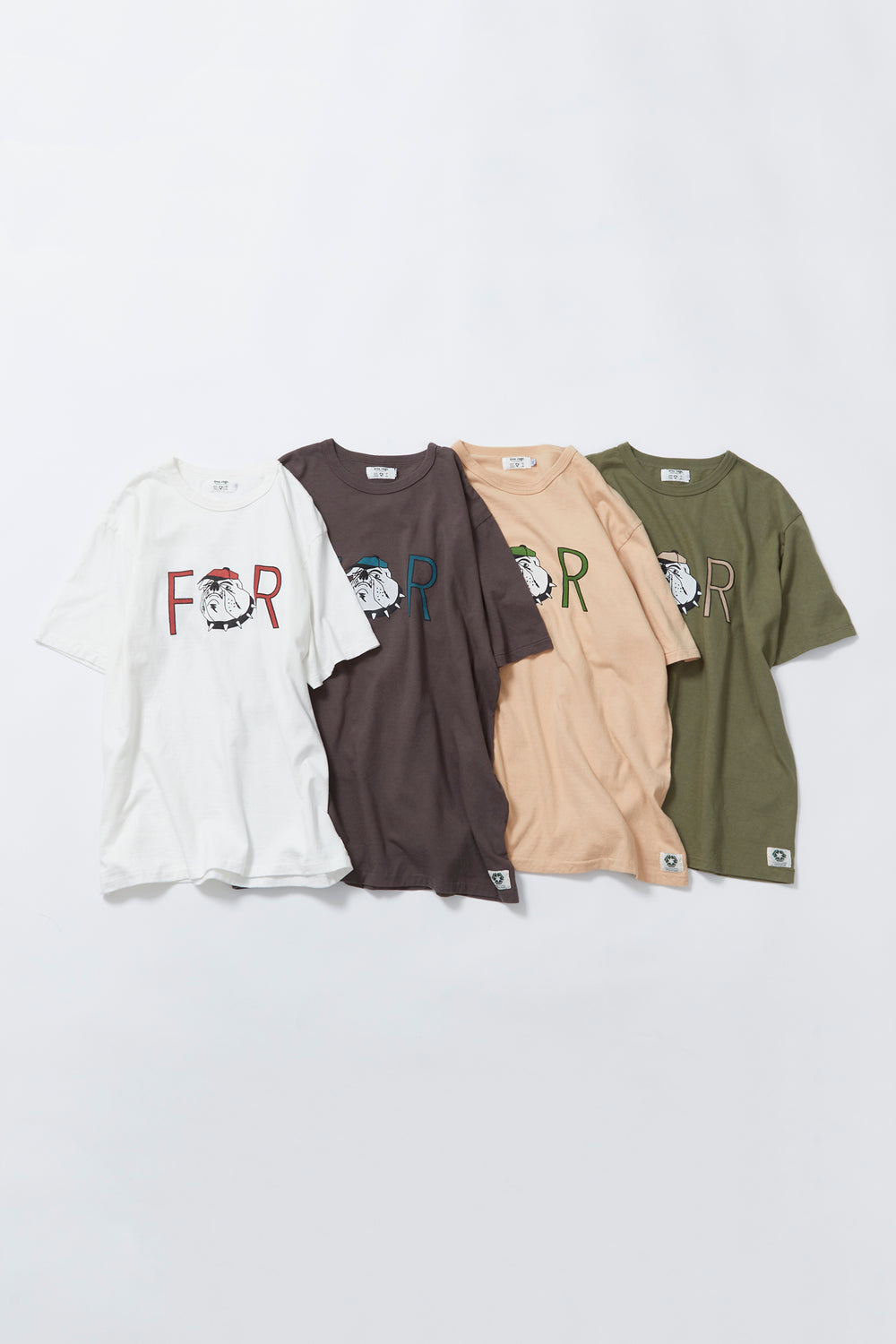 "Bulldog" リサイクルコットンTee