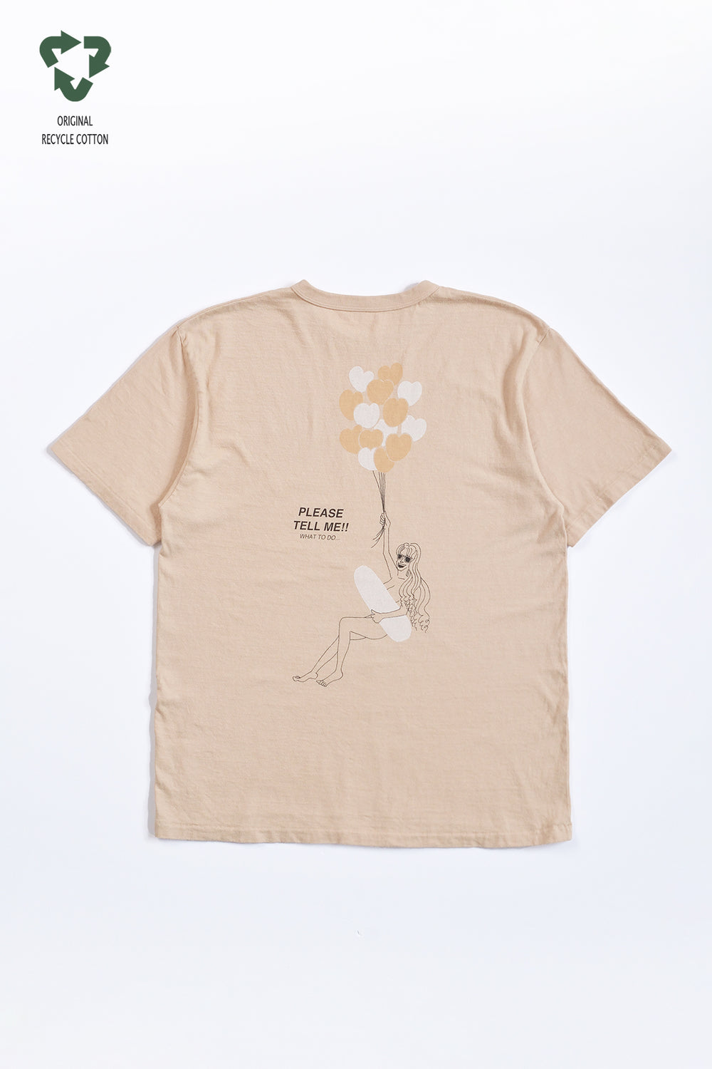 "Rachel Ballon" リサイクルコットンTee