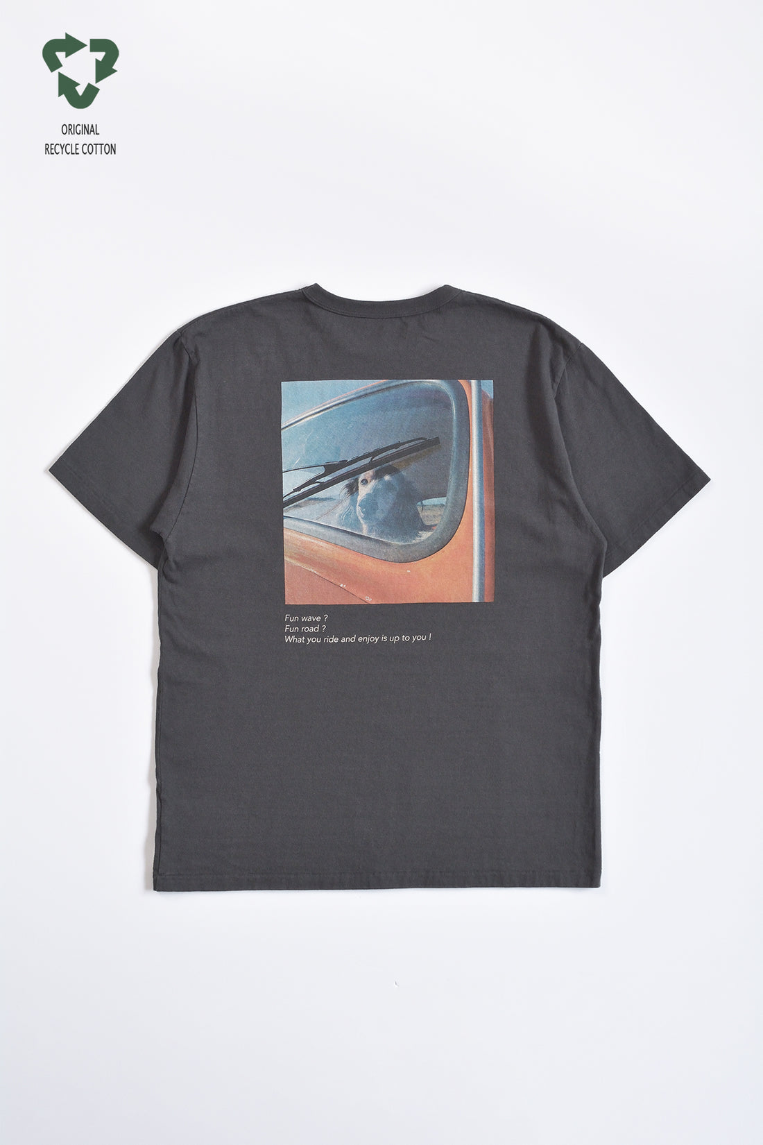 &quot;愛車と愛犬&quot; リサイクルコットンTee